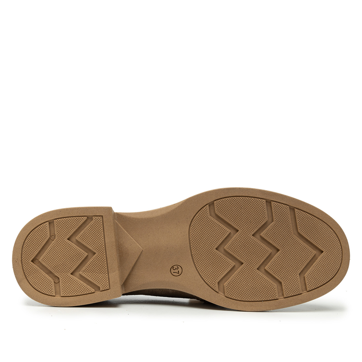 Półbuty R.Polański 2088 - Beżowy Zamsz