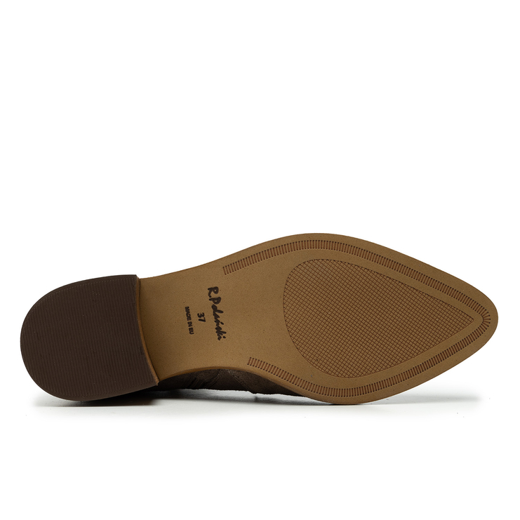 Botki R.Polański 1800 - Brązowy 258 Zamsz