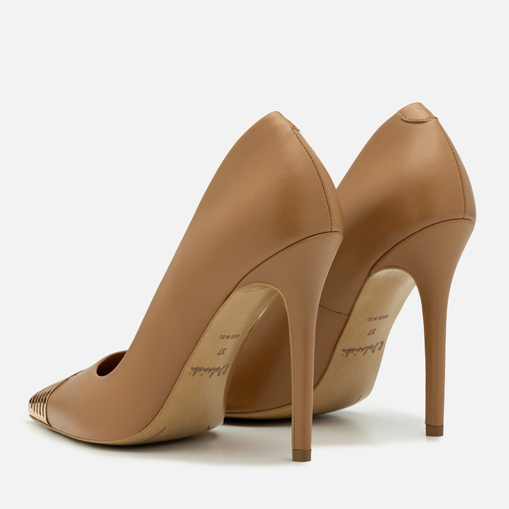 Szpilki R.Polański 2258 - Camel Lico