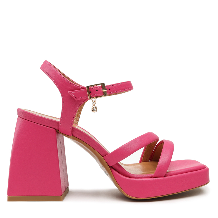 Sandały R.Polański 1458 - Fuksja Polina 559 Lico