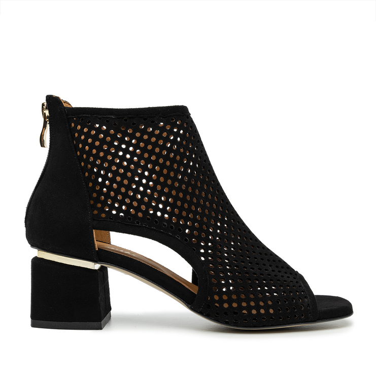 Botki R.Polański 1757 - Czarny Zamsz