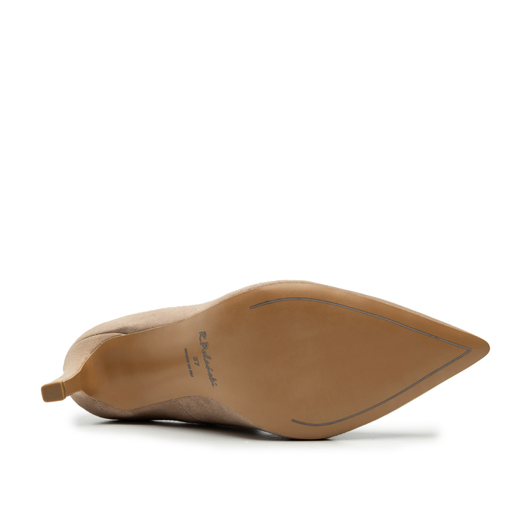 Czółenka R.Polański 1809 - Cappuccino Zamsz