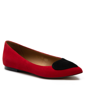 Baleriny R.Polański 912 - Czerwony Zamsz