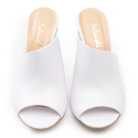 Klapki 936 - Biały Lico