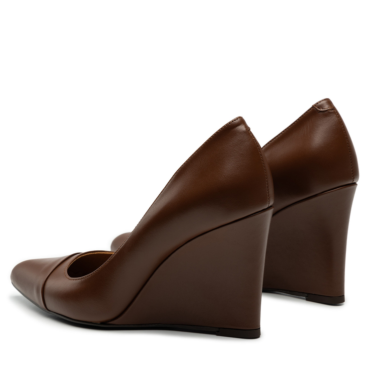 Półbuty R.Polański 1151 - Brązowy TST Lico