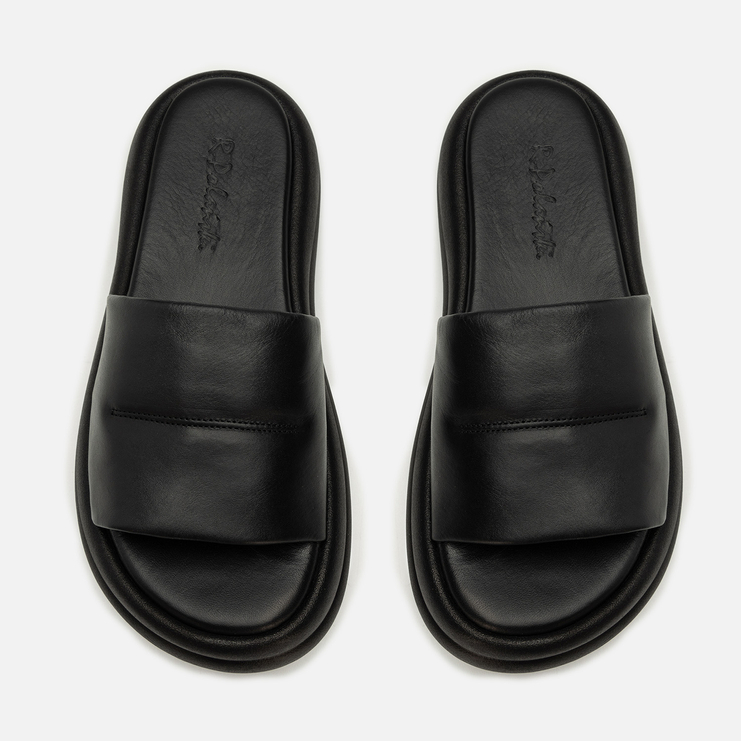 Klapki R.Polański 2197 - Czarny Lico