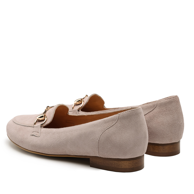 Baleriny R.Polański 1138 - Różowy Zamsz Comfort