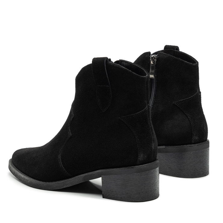 Botki R.Polański 1800 - Czarny Zamsz