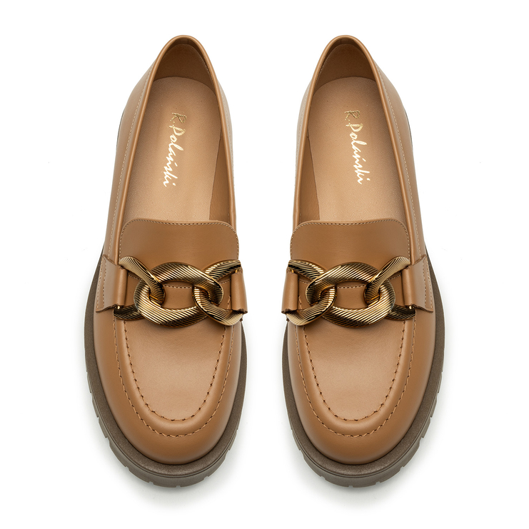 Mokasyny R.Polański 1811 - Karmel TST Lico