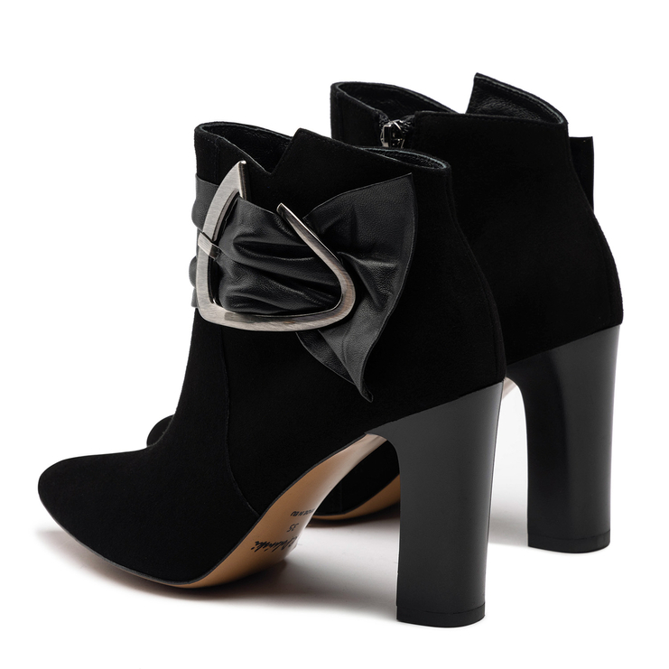 Botki R.Polański 1169 - Czarny Zamsz