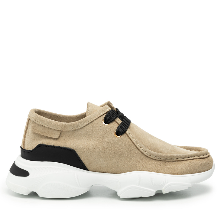 Sneakersy R.Polański 2106 - Beżowy Zamsz