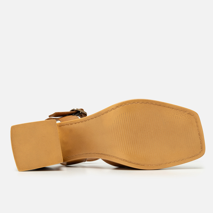 Sandały R.Polański 2125 - Camel Lico