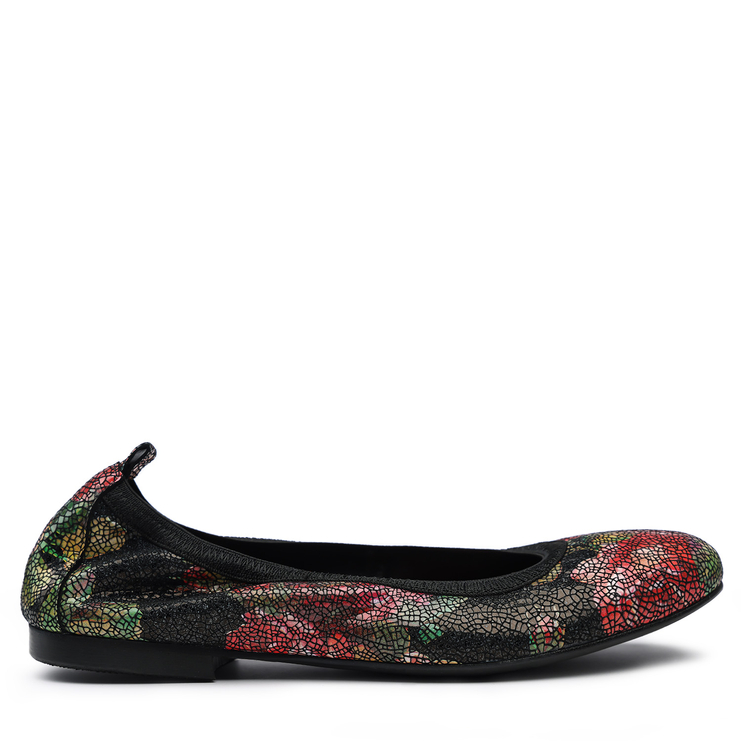 Baleriny 1102 - Czarny Kwiaty