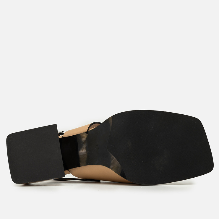 Sandały R.Polański 2184 - Camel Lico