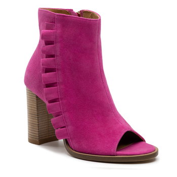 Botki R.Polański 1413 - Magnolia Zamsz