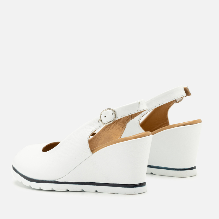 Sandały R.Polański 2118 - Biały Lico