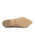 Baleriny 727 - Beżowy Zamsz