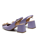 Sandały R.Polański 1630 - Fioletowy Polina 288 Lico