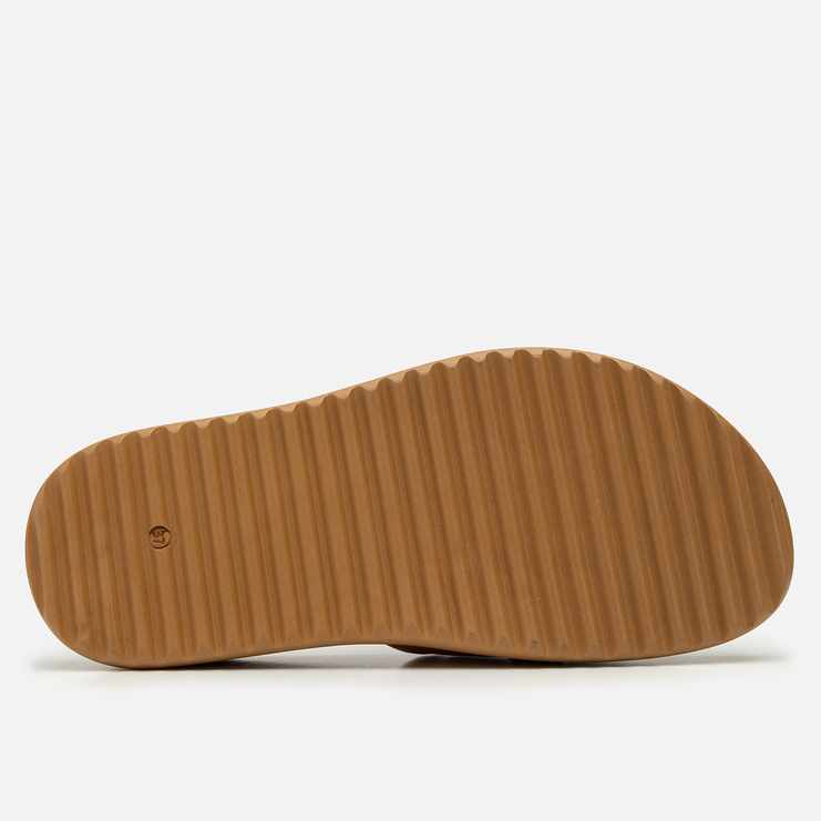 Klapki R.Polański 2220 - Camel Lico