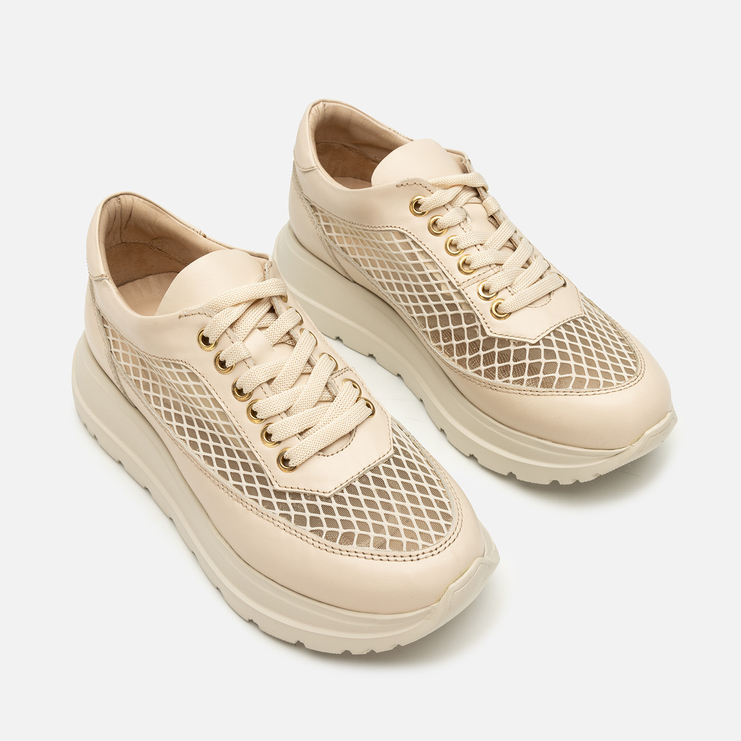 Sneakersy R.Polański 2153 - Beżowy