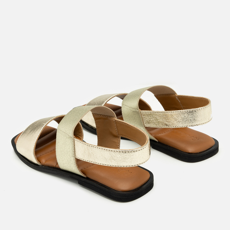 Sandały R.Polański 2138 - Złoty