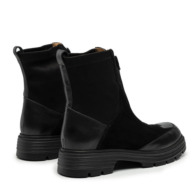 Botki R.Polański 2003 - Czarny Zamsz/Czarny Lico