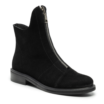 Botki R.Polański 1580 - Czarny Zamsz