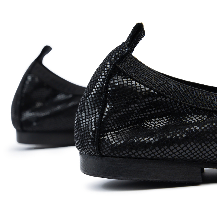 Baleriny 1102 - Czarny 3D