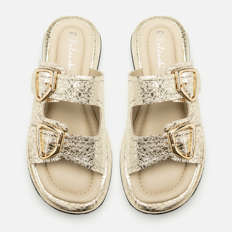 Klapki R.Polański 2131 - Złoty Kryształ