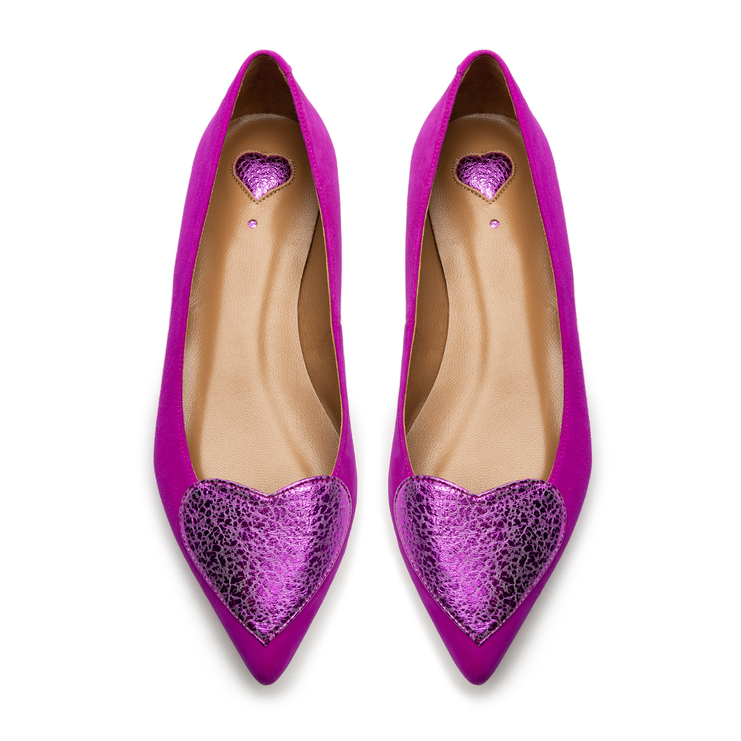 Baleriny R.Polański 912 - Fuksja Zamsz