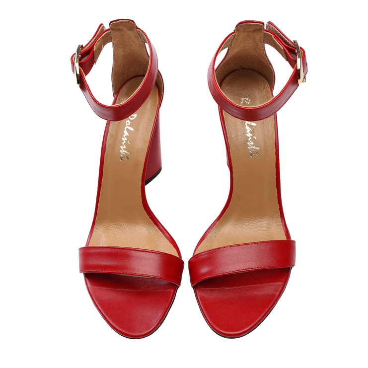 Sandały 876 - Czerwony Lico