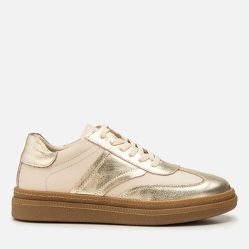 Sneakersy R.Polański 2149 - Beżowy/Złoty