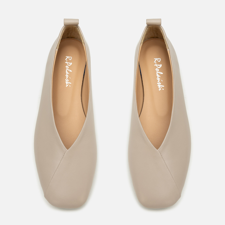 Baleriny R.Polański 2182 - Cappuccino Lico