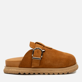 Klapki R.Polański 2167 - Rudy Zamsz