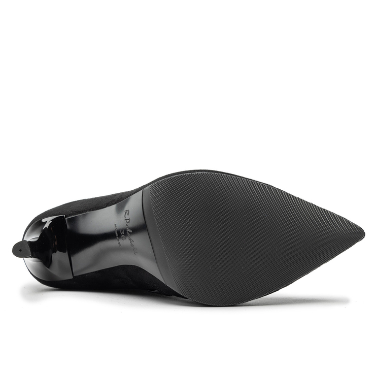 Botki R.Polański 1360 - Czarny Zamsz