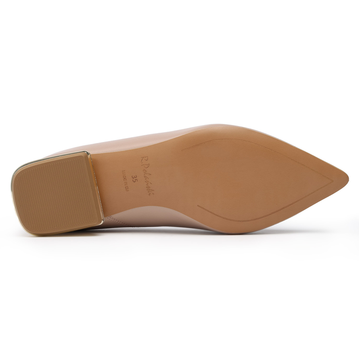 Mokasyny 989 - Różowy Lico