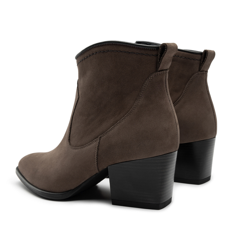 Botki R.Polański 1147 - Taupe Nubuk