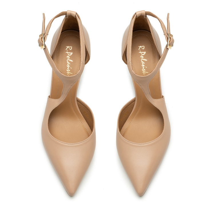 Sandały R.Polański 1720 - Beige Lico