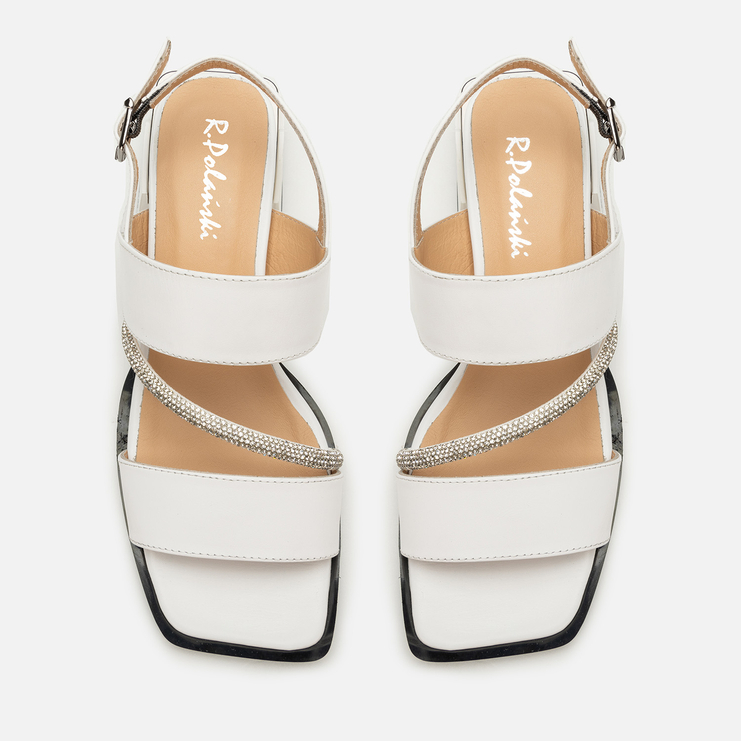 Sandały R.Polański 2177 - Biały