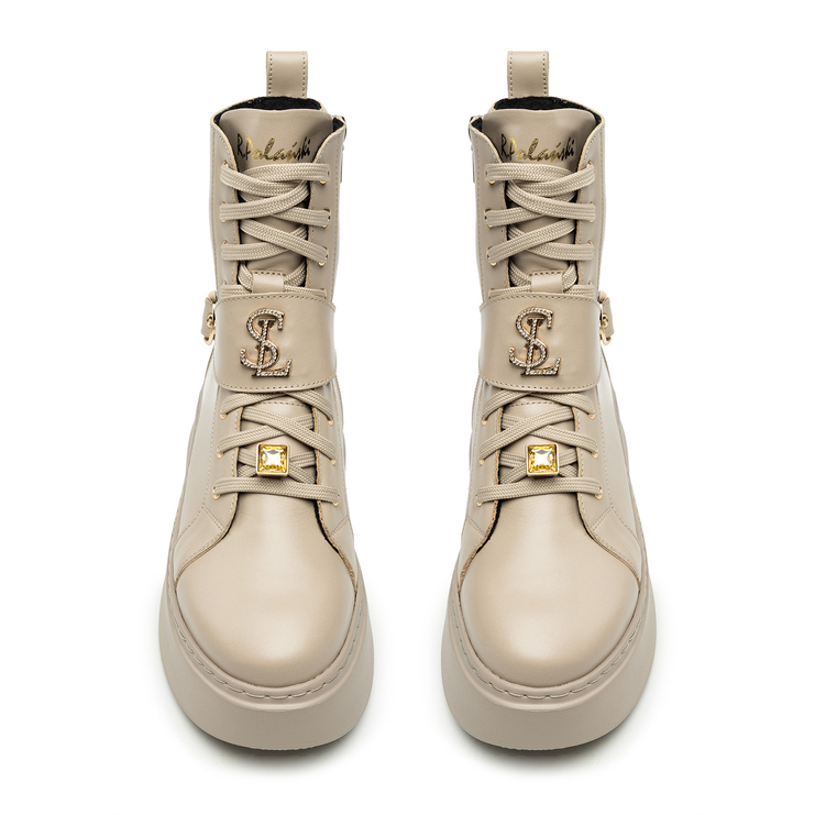 Sneakersy R.Polański 1936 - Beżowy Lico