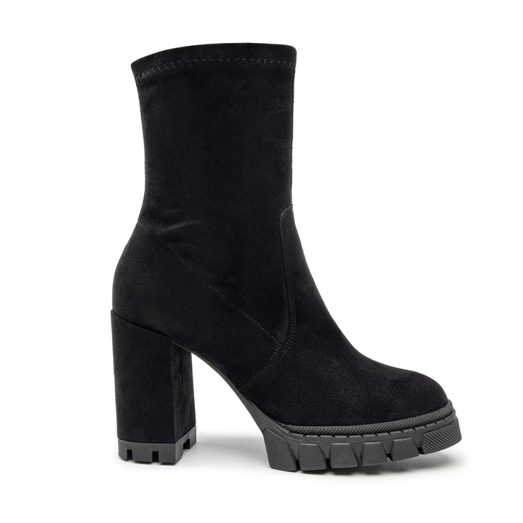 Botki R.Polański 1702 - Czarny Zamsz