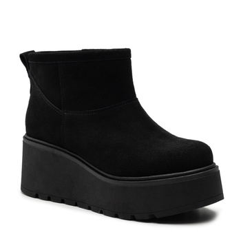 Botki R.Polański 1741/N - Czarny Zamsz