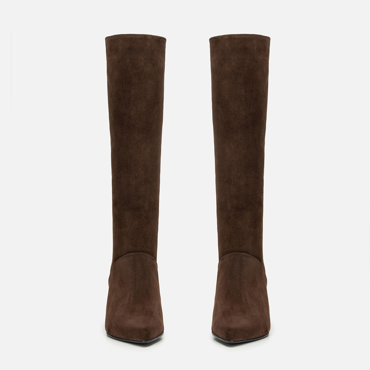 Kozaki R.Polański 2245 - Brązowy Zamsz