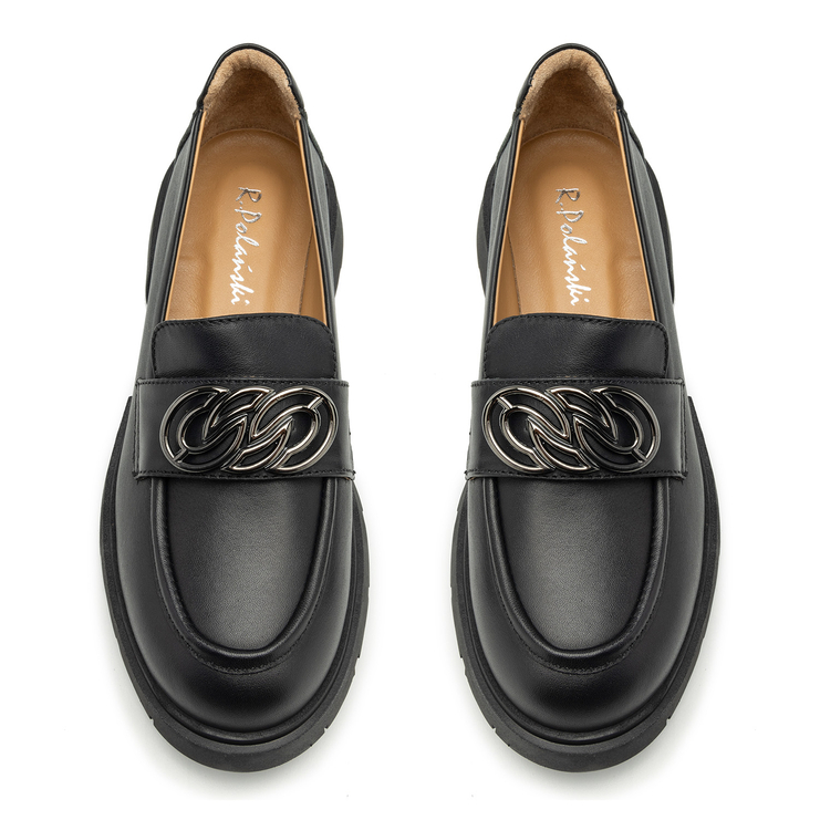 Oxfordy R.Polański 2079 - Czarny Lico