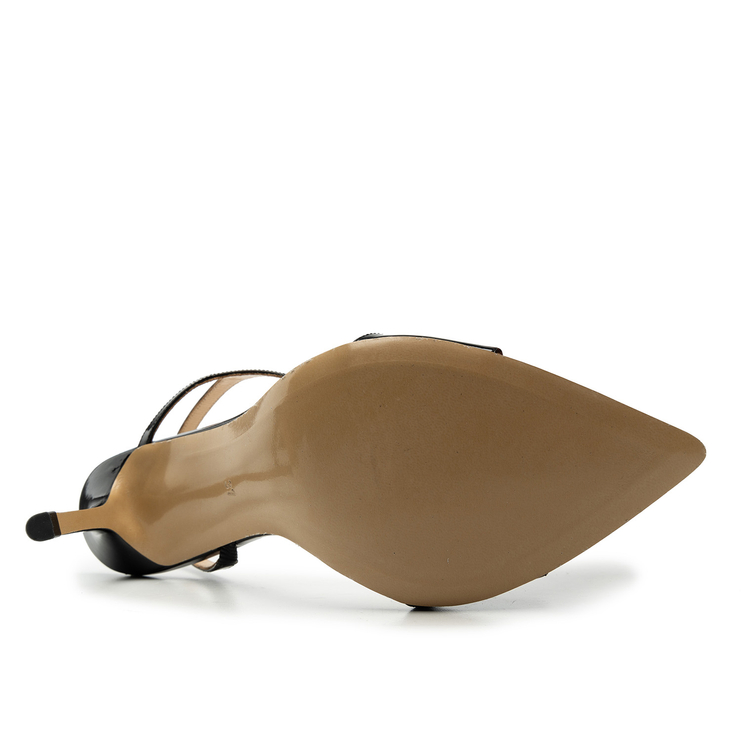 Sandały R.Polański 1992 - Czarny Lakier