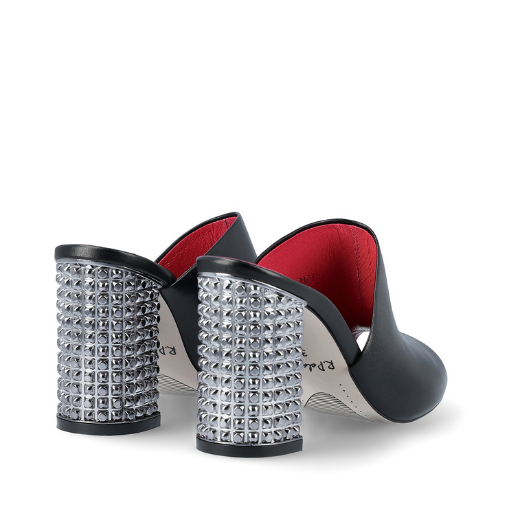 Klapki 936 - Czarny Lico