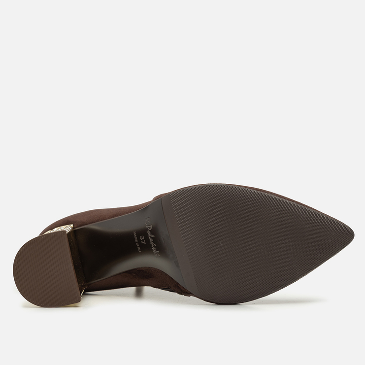 Botki R.Polański 975 - Brązowy Zamsz