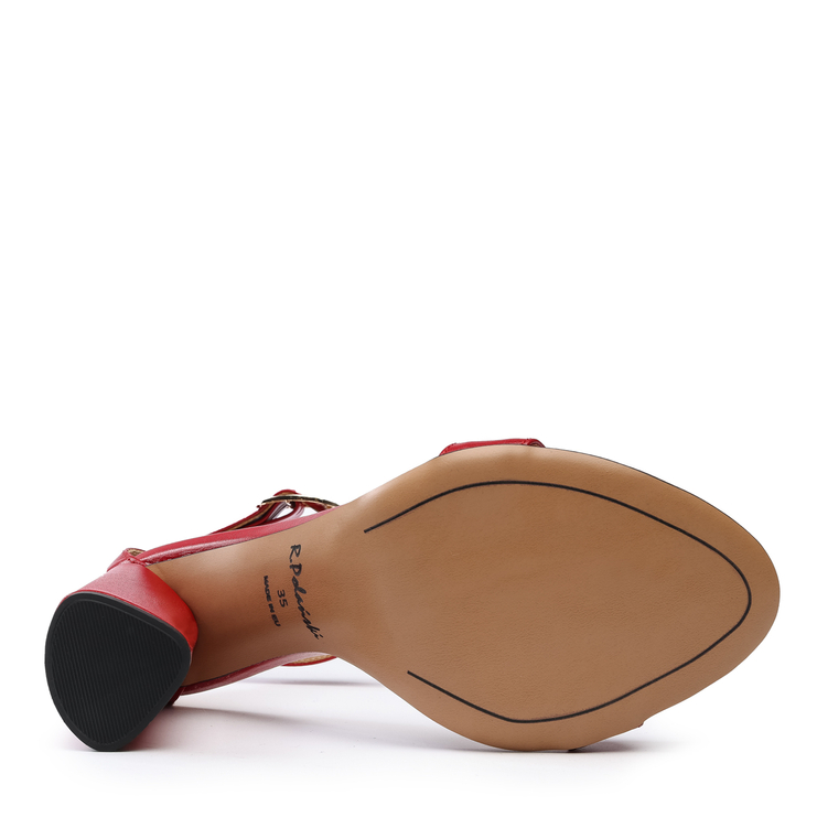 Sandały 876 - Czerwony Lico