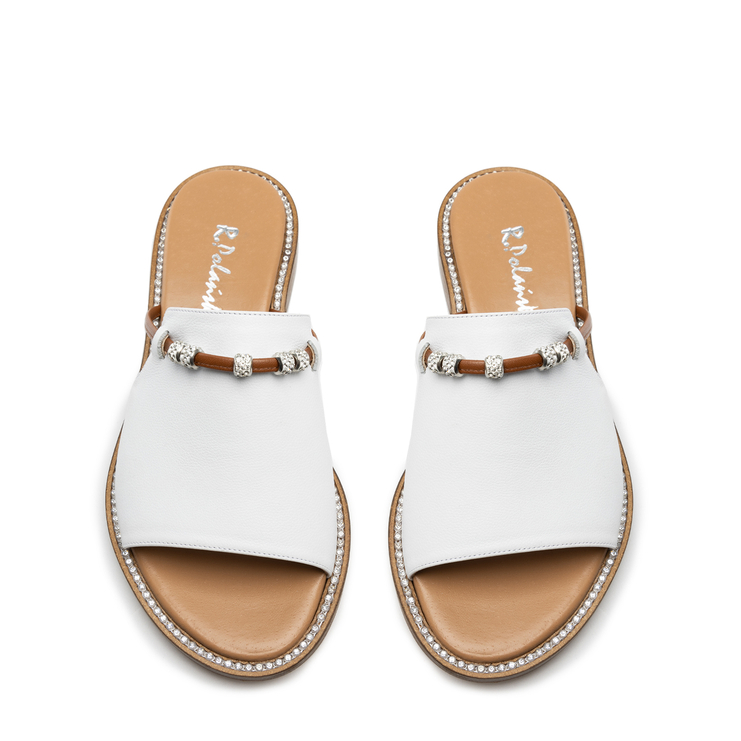 Klapki R.Polański 1502 - Biały Icar Lico