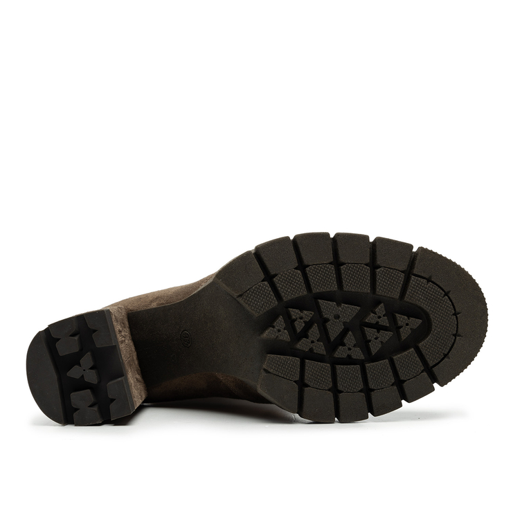 Botki R.Polański 1702 - Cappuccino Zamsz